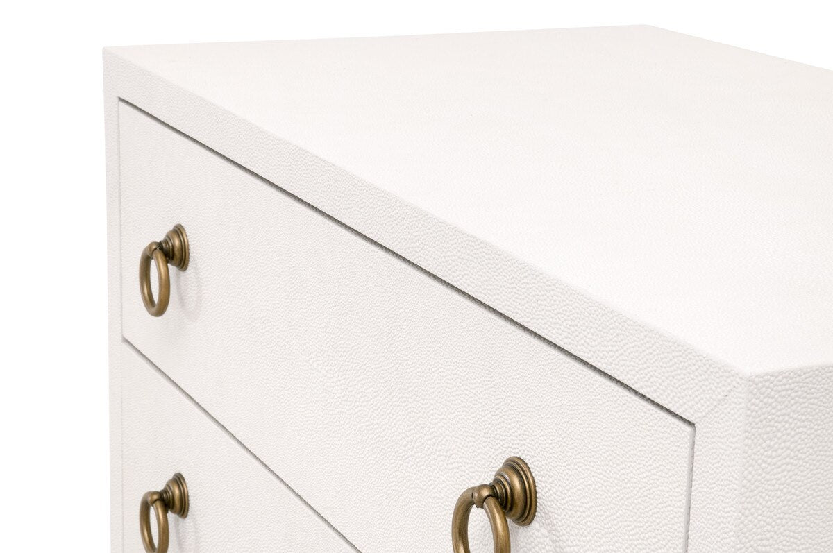 STRAND SHAGREEN 2-DRAWER NIGHSTAND