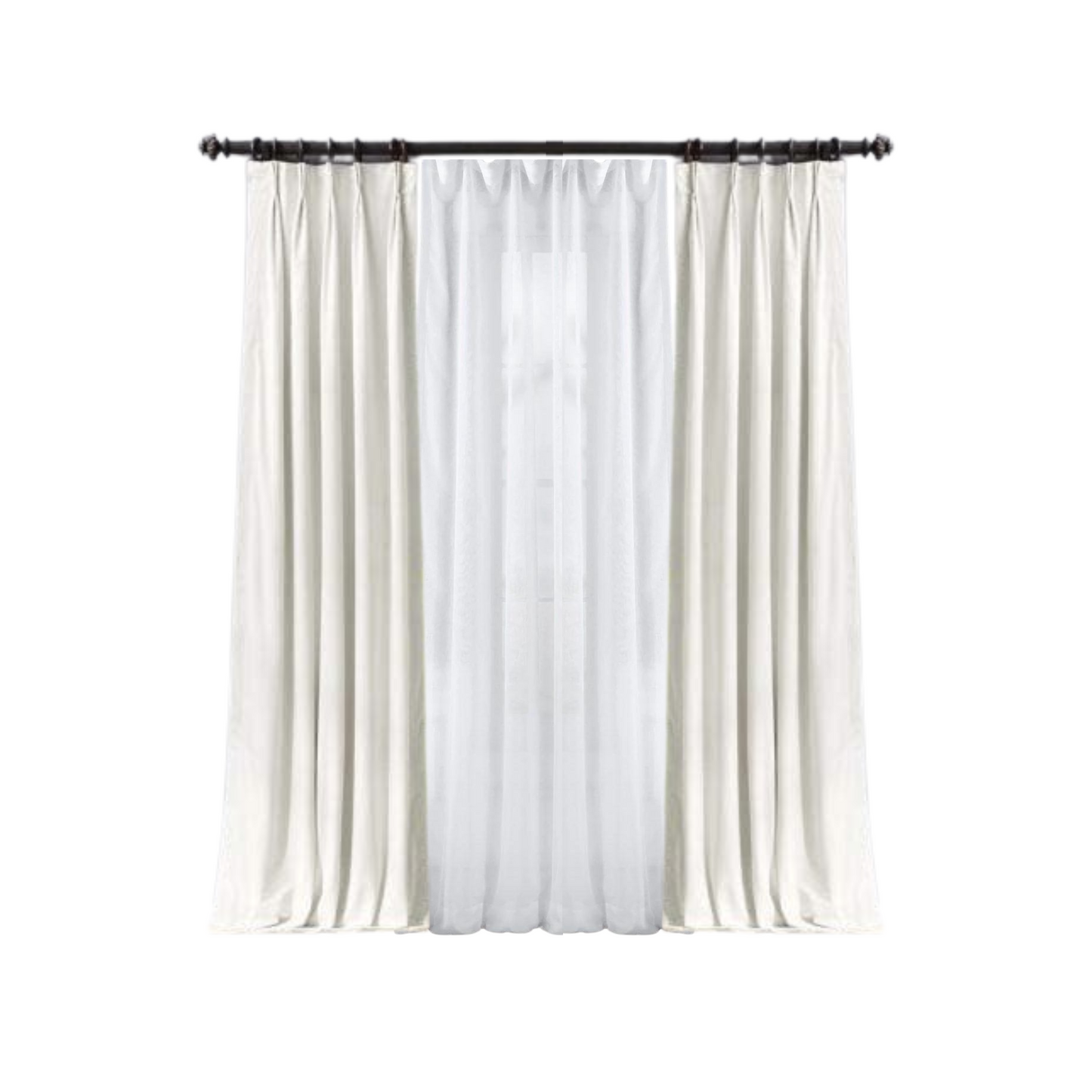 VELVET FRENCH PLEAT PANEL