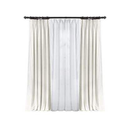 VELVET FRENCH PLEAT PANEL
