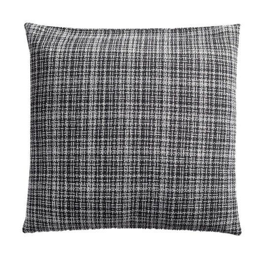 Black and White 24" Decorative Pillow