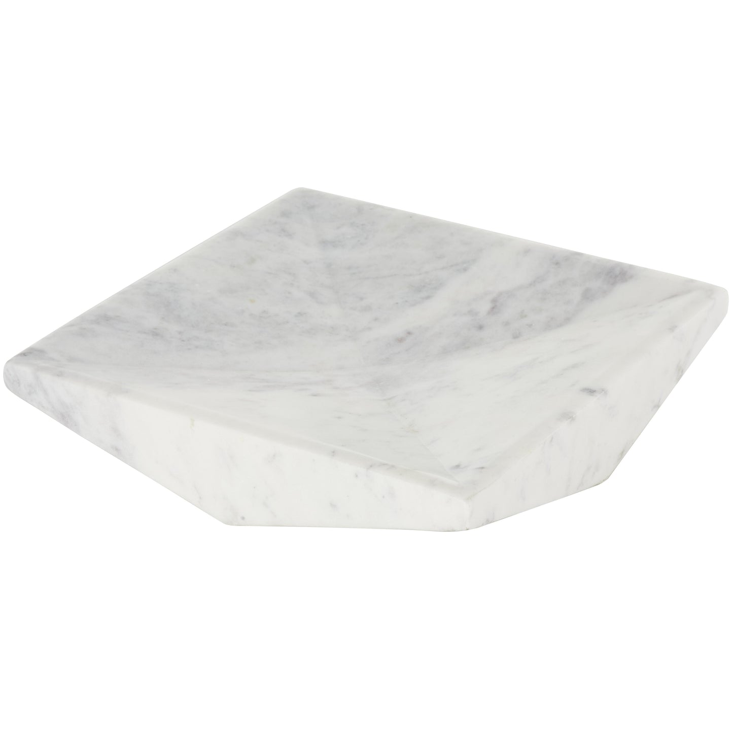 WHITE MARBLE SQUARE TRAY