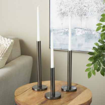 METAL CANDLE HOLDER SET