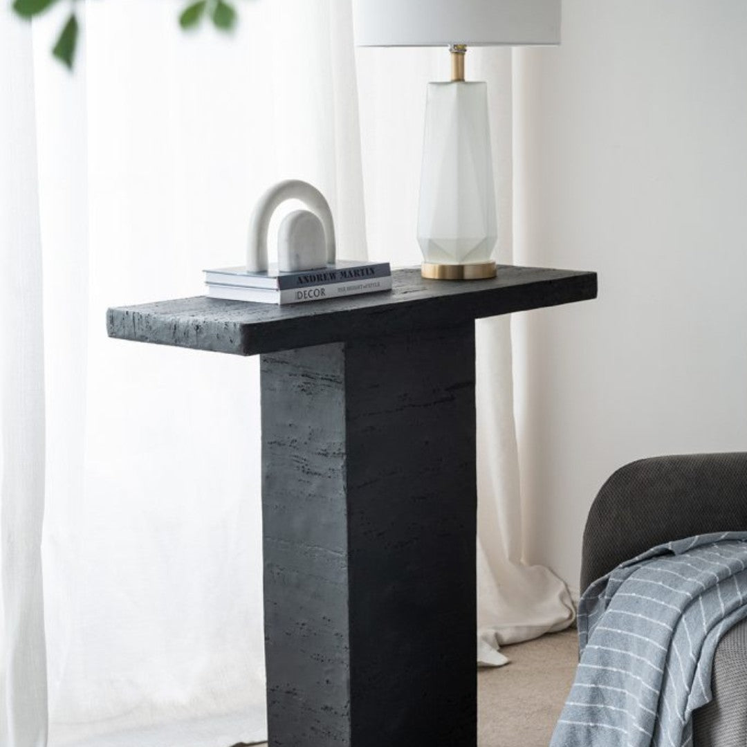 CEMENT CONSOLE TABLE