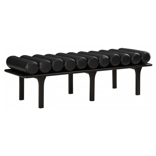 LEATHER WAVE BENCH