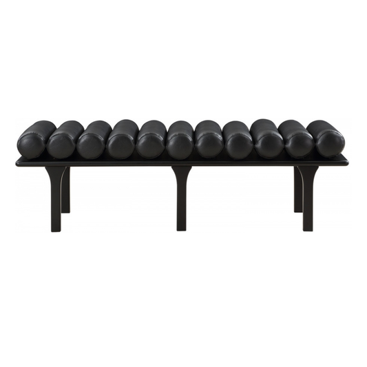 LEATHER WAVE BENCH