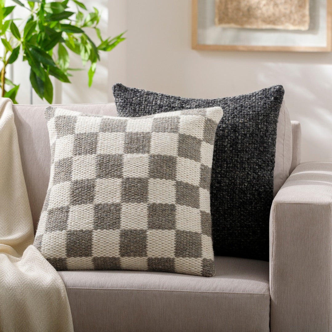 Checkered Throw Pillow