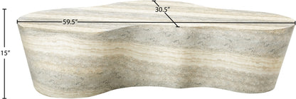 CURVED COFFEE TABLE