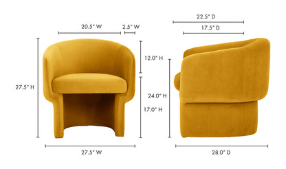Meia Chair Mustard