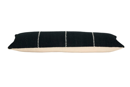 BLACK/WHITE STRIPED LUMBAR