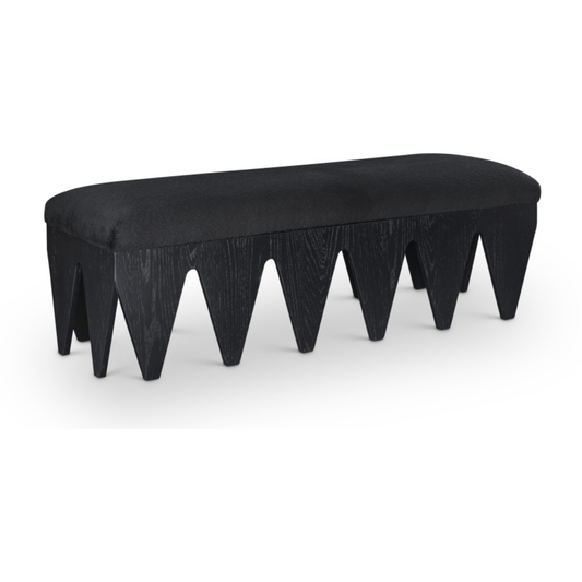 WAVED BASE BENCH