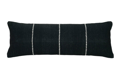 BLACK/WHITE STRIPED LUMBAR