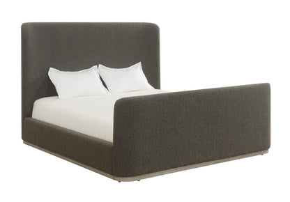 BOUCLE WINGBACK BED