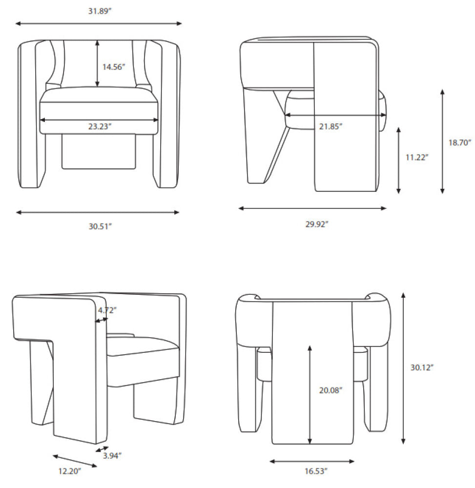 VERN OLIVE CHAIR