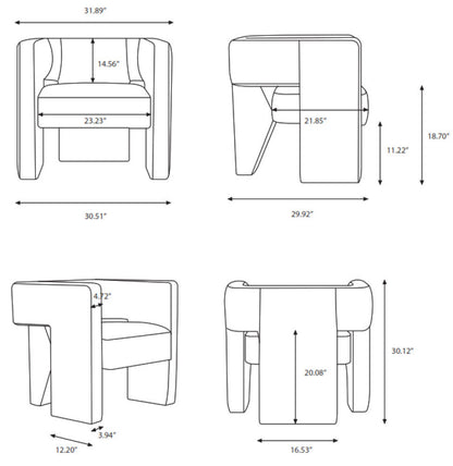 VERN OLIVE CHAIR