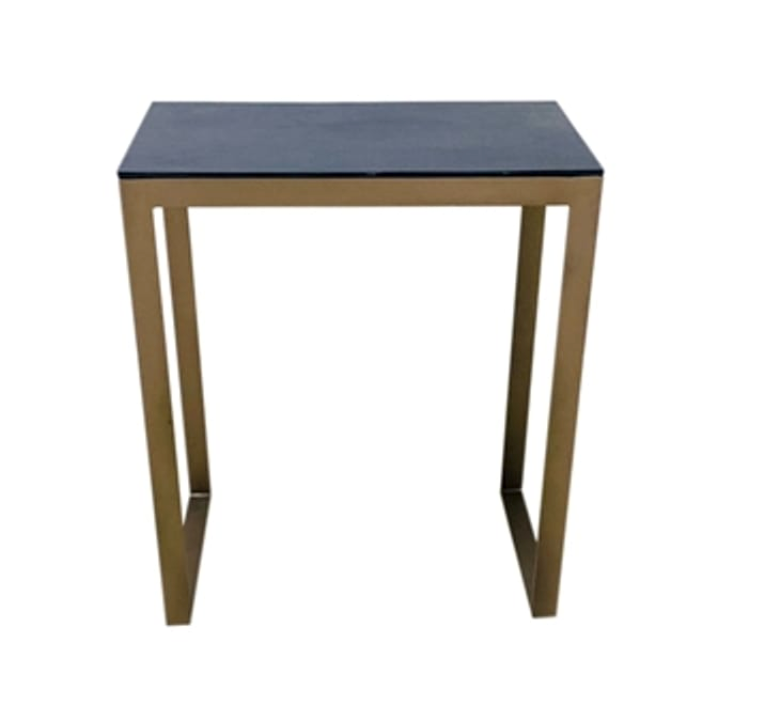 METAL SIDE TABLE