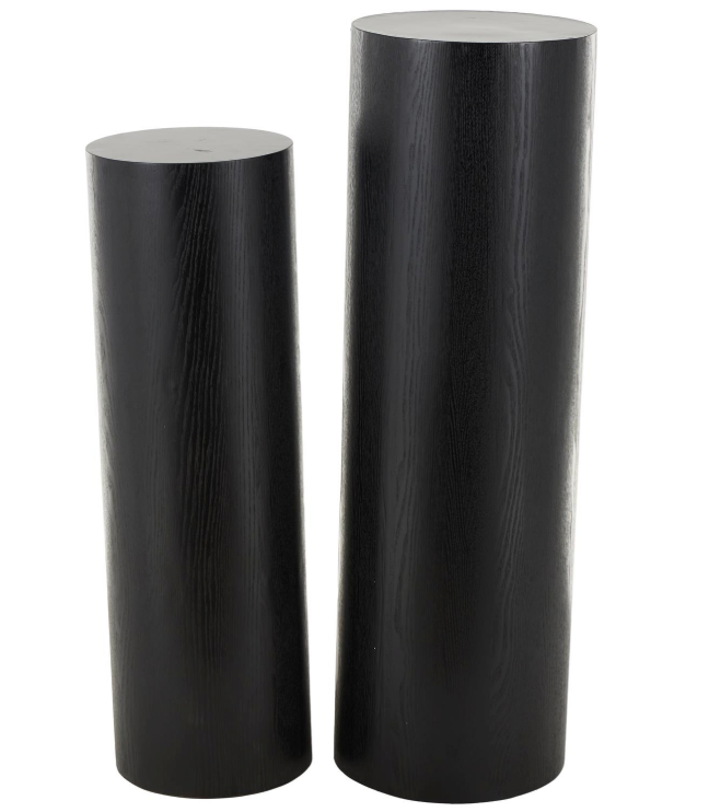 Black Pedestals / Set of 2