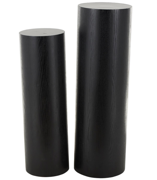 Black Pedestals / Set of 2