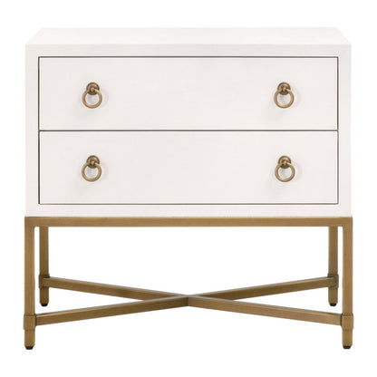 STRAND SHAGREEN 2-DRAWER NIGHSTAND