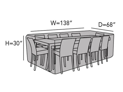 OUTDOOR DINING SET COVER