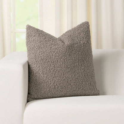 SMOKE BOUCLE PILLOW